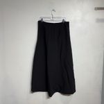 Adrienne Landau Jet Black Gathered Midi Skirt Sz 12 NWT Photo 12