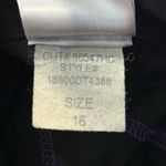 NYDJ Black Stretch Capris w Rhinestone Hem-16 Photo 2