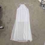 Show Me Your Mumu  medium adjustable halter tie sheer dress SW 3123 Photo 4