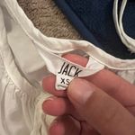 Jack by BB Dakota Jack xs white tunic top cold shoulder Photo 6