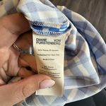 Diane Von Furstenberg  Tailored Pencil Skirt Blue & Ivory Roddick Check Size 6 Photo 3