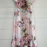 Sol Floral Tiered Maxi Dress Size L Photo 2