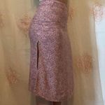 Aeropostale Pink floral midi skirt Photo 1