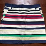 J.Crew  Colorful Striped Mini Skirt Photo 0