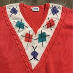 Vintage Collegiate Varsity Sweater Paris Sport Club Women's Size Medium Tennis White Photo 1