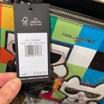 Karl Lagerfeld Womens Check Maybelle Satchel Crossbody Multicombo Medium NWT Photo 3