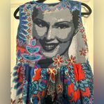Desigual  Floral Paisley Print Dress in Blue and Red Photo 2