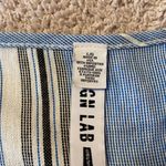 Design Lab blue stripped top! Photo 3