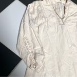 Vintage 60s 70s Silk Cream Off Photo 2