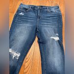 Energie  Dark Blue Distressed Boyfriend Jeans Photo 2
