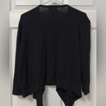 Ronni Nicole  Black Open-Front Cardigan Photo 3