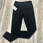 Jockey Sport Classic Black Fleece Leggings NWT Photo 1