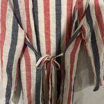 Solid & Striped  Red, White & Blue Striped The Erin Gauze Robe Size Small Photo 1