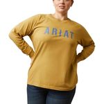 Ariat NEW  Rebar Cotton Strong Block Long Sleeve T-Shirt Women’s XL Photo 0