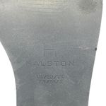 H by Halston  Faux Suede Pointed Toe Block Heel Ankle Boots Black Size 7.5 Photo 8