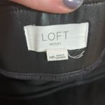 Loft Black Faux Leather Leggings Photo 2