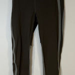 Lululemon  olive green zip the line crop 23” leggings with mesh Photo 0