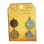 NWT Bead Landing Travel & Asventure Collection Jewelry Making Charms Pendant Tan Photo 0