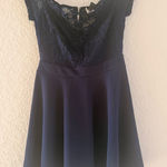 Windsor  Midnight Blue Lace Dress Photo 0