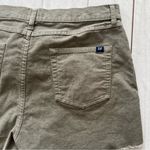 Gap  Women’s Corduroy Frayed Pocket Shorts Green Size 10 Photo 5