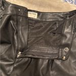 We The Free x Free Reign Faux Leather Short in Black Photo 5
