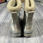 Sorel Grey, Biege, Light Blue and Black Fur-Lined Boots; 8 Women’s Photo 6