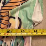 Color In Motion Peace Freedom Love Tattoo Print Y2K Mini Dress Sz M Made in USA Green Size M Photo 6