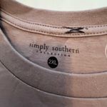 Simply Southern “It Is Well Within My Soul”Brown Graphic T-Shirt. Size XXLarge Photo 2