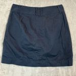 Armani Exchange Mini Skirt Womens Size 6 Navy Blue Double Button Front Career Photo 5