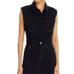 Pistola Black Denim Julia Sleeveless Mini Dress Size Small Photo 0