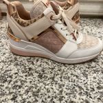 Michael Kors  trainer sneaker rose gold leather 7.5 Photo 1