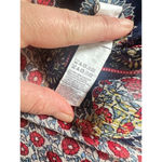 Lucky Brand  Womens Sheer Blouse Plus Size 2X Americana Boho Chiffon Mixed Print Photo 10