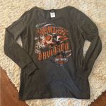 Harley Davidson Vintage  long sleeve shirt with rhinestones Photo 0