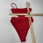 Camila Coelho Swimsuit Womens XS Red Paulista One Piece Cutout Monokini Swimwear Photo 8