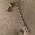 Vintage Gold Heart Cloisonné Hair Stick Photo 1