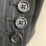 Tahari  Women's Blazer Jacket Size 4 Black With White Pinstripe Photo 2