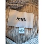Pistola  Hadley Distressed Hem Turtleneck Sweater Dove Size Medium Photo 4