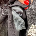 White House | Black Market Animal-Print Foil Shirt Dress Silver Black Snake Size 6 Photo 5