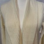 Ambiance Ivory Draped Cardigan Photo 3