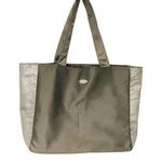 Coach Fragrance Tote Bag Black & Silver Shimmer Glitter Travel Open Top Photo 0