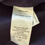 Quince NWT  Elegant 100% Organic Cotton Navy Blue Women's Maxi A Line Skirt Sz L Photo 8