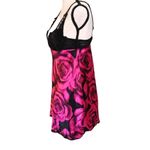 Morgan Taylor  Intimates Size Small S Magenta Rose Black Lingerie Built in Bra Se Photo 5