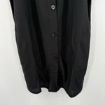 Jordan Taylor Swim Coverup Size Large NWT Black Textured Tunic Beach Vacation Photo 8