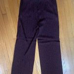 Diane Von Furstenberg  Black & Red Polka Dot Wide-leg Pants Size 4 Photo 1
