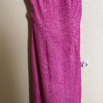 Scala Vintage Y2K  Silk Beaded Formal Prom Gown Sz XS in Pink‎ Open Low Back Photo 0