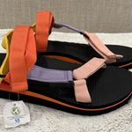 Time and Tru Women’s Platform Nature Sandals – Size 10 NWT Multi Photo 0