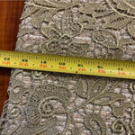 Randi Rahm lined cocktail Elegant Formal Gold Lace Pencil Skirt Sz 6 Photo 13