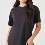 Forever 21  Black Oversized Boyfriend Tee Photo 0