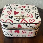 Kate Spade : Heart Print Jewelry Box- Gold Tone- Travel Photo 14