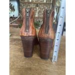 Bed Stu Bootie Handcrafted Cobbler Series Distressed Peep Toe Ankle Boots 9.5 Photo 3